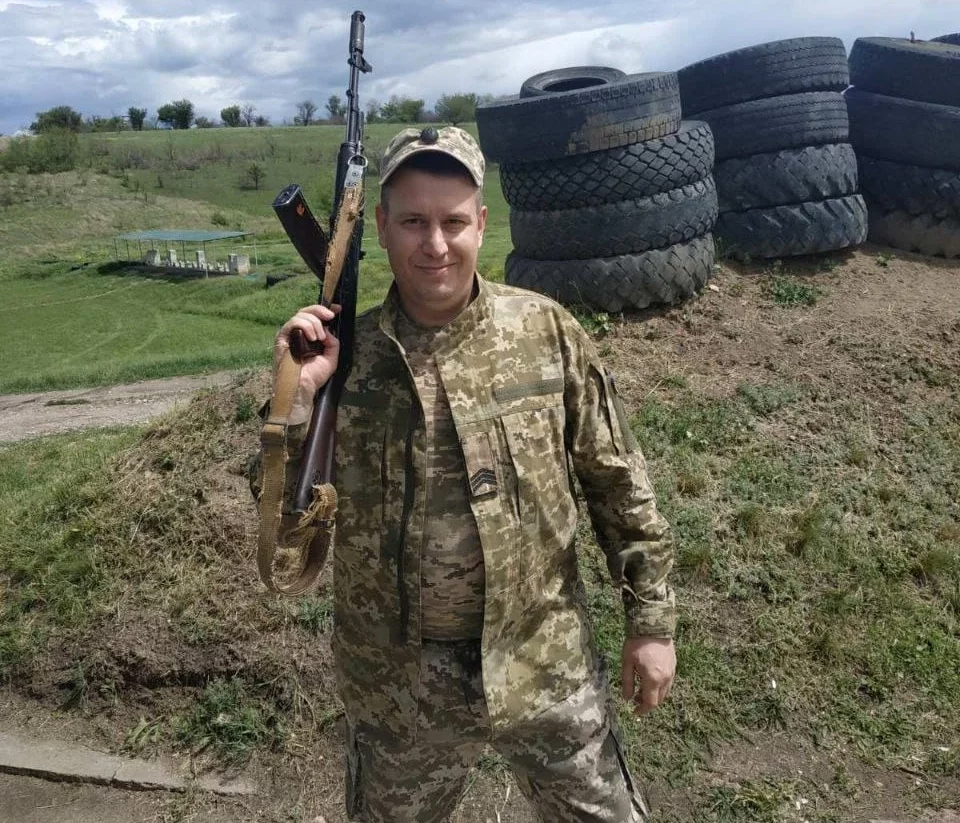 Дмитро Гребенюк під час підготовки в навчальному центрі ДШВ. Фото надав автор